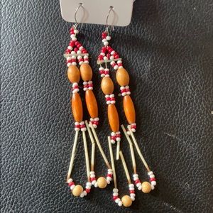 Homemade Alaskan Quill Earrings